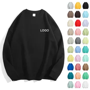 Chinjane Men Clothing Manufacturer Custom Streetwear Hip Ho Cotton Hoodies Custom Embroidered Logo Blank Crewneck Sweatshirts