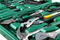 Ensemble d'outils à main pour la maison de 22 pièces, comprenant un marteau, des pinces, des tournevis, un ruban à mesurer - Kit durable pour la réparation et l'entretien à domicile
