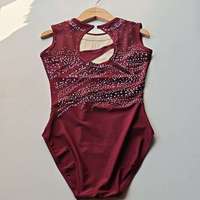 Justaucorps de gymnastique à manches longues imprimé par sublimation personnalisé, vêtements de danse de ballet en spandex et nylon pour femmes adultes, compétition VANTEN
