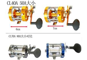 Carrete de pesca de tambor de agua salada, serie CL, bote de pesca en hielo de metal, carrete de juego grande de pesca, venta al por mayor - Product Image 6
