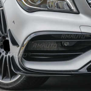 Front Bumper Lip Spoiler Diffuser Splitters Body Kit Aprons Cover Guard Trim for Mercedes Benz CLA-Class C117 CLA200 2016-2019 - Product Image 4