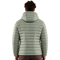 Doudoune personnalisée légère pour homme, chaude, à capuche, en duvet de canard, avec fermeture éclair, pour l'hiver