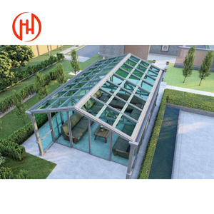Pergola de jardin d'hiver <span class=keywords><strong>Solarium</strong></span> autoportant en aluminium Sun Room Glass Houses Custom Aluminum Profiles Exterior Sun room - Product Image 1