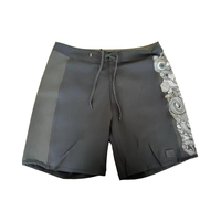 Shorts de surf personnalisés pour hommes, extensibles dans 4 directions, performance, imprimé numérique, taille mi-haute élastique, en polyester et élasthanne, pour la plage
