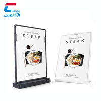 2021 Nfc personnalisée Support de Menu NTAG213 215 216 Nfc Étiquette Menu Collé À Table Pour Auto Commander de la Nourriture Dans Le Restaurant Qr Code Menu