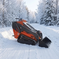 Chargeuse compacte sur chenilles JIAHE 1780 kg avec moteur diesel, pompe hydraulique PLC, certifiée CE/EPA, équipement de construction