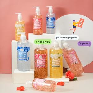 <span class=keywords><strong>Gel</strong></span> <span class=keywords><strong>Douche</strong></span> Biologique 500 ml OEM ODM Rafraîchissant Parfumé Hydratation Profonde Pétales Naturels Pour Peau Sèche Nourrissant Blanchissant - Product Image 5