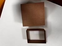 Boîte carrée en carton rigide écologique et recyclable, finition mate, pour emballage personnalisé de chocolats, desserts, banquets et pique-niques