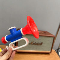 Petite Trompette Jouet Fonctionnant à Piles Zhiqu en ABS, Instrument de Musique à Clavier en Plastique pour Enfants et Fans de Films et de Télévision pour Garçons