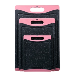 3 Pieces Easy-Grip Handles Chopping Board Extra Large Cutting Board Set <b>Plastic</b> Cutting Board for Kitchen - Product Image 1