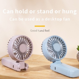 Mini Ventilador de Mano Plegable de Verano, Ventilador de Escritorio de 2000 mAh de Gran Capacidad, Silencioso, con Interfaz Tipo-C, Carga OEM - Product Image 5