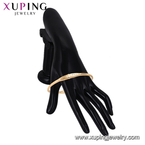 Trang Sức Thời Trang Nữ Bán Chạy Nhất 52466 Vòng Tay Cuff Mở Vòng Tay Đồng Môi Trường Màu Vàng 18K - Product Image 5