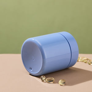 ขวดพลาสติกทรงกลมขนาด 100 มล. ปรับแต่งได้ สีม่วงอ่อน ภาชนะปิดผนึกสำหรับครีมทาหน้า บัตเตอร์ทาตัว <span class=keywords><strong>เกลือ</strong></span>อาบน้ำ บรรจุภัณฑ์เครื่องสำอาง - Product Image 4