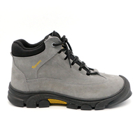 Bottes de sécurité mi-montantes MAXITOUGH personnalisables avec logo, en daim, résistantes à la perforation, avec embout en acier, confort toutes saisons, unisexe