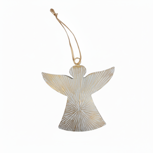 Décoratif suspendu ange métal ornements de noël arbre décoration vacances fête festive décor à la maison ange Figurine accessoires - Product Image 1