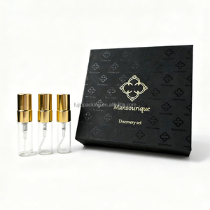 Flacons de parfum miniatures de luxe 3ml 5ml 10ml rechargeables, transparents, vides, en verre, avec boîte en papier - Product Image 6