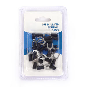 Bornier pré-étanche noir sv2-6, 20 unités par blister, idéal pour des connexions électriques sûres et une protection contre la - Product Image 1