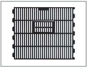 พื้นเหล็กหล่อสีดำรับน้ำหนักได้มากสำหรับฟาร์มสุกร ยี่ห้อ New Hengyin ขนาด 600x600/700 มม. รับประกัน 1 ปี น้ำหนัก 16.5 กก. - Product Image 3