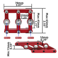 Panneau de localisation de forage de trou droit à 90 degrés personnalisé de charpentier 3-10mm mortaise Tenon luminaire meubles bricolage sertissage en boîte
