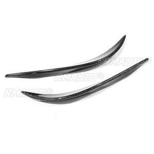 2 pièces de garnitures latérales de pare-chocs avant en fibre de carbone, canards, ailerons, spoiler pour Audi R8 2008 2009 2010 2011 2012 2013 2014 - Product Image 4