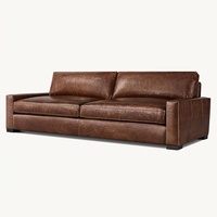 Modernes Chesterfield Quadratisches Kunstleder-Modulsofa-Set mit Schwammfüllung für Wohnzimmer und Apartments