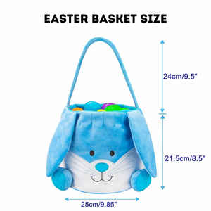 Modern Easter <b>Storage</b> Basket Colorful Egg Decorations Plush Bunny Children's Lightweight Resin Tote (Resin Material)-Easter Gift - Product Image 5