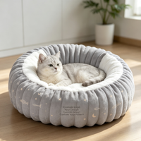 Cama de Lujo Moderna y Acogedora para Mascotas, Personalizada y de Felpa para Perros