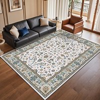 Tapis modernes lavables et écologiques fabriqués à la machine, très demandés, pour salon, chambre et chambre d'amis, en polyester, à prix d'usine