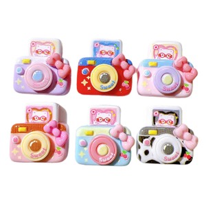 Popolari Cabochon in Resina Colorati a Forma di Fotocamera - <span class=keywords><strong>Accessori</strong></span> in Resina <span class=keywords><strong>Hello</strong></span> <span class=keywords><strong>Kitty</strong></span> per Scrapbooking e Decorazioni Fatte a Mano - Product Image 6