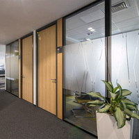 Fabricant de panneau de verre modulaire facile à installer panneau d'interrupteur mural avec PDLC verre avec porte pleine