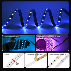 COXO 5050 Constant Current <span class=keywords><strong>LED</strong></span> Strip Ultra Lang 50 Voet 15m 20m 20 Meter met Stabilisator RGB RGBW SMD 5050 <span class=keywords><strong>LED</strong></span> Strip Licht - Product Image 4