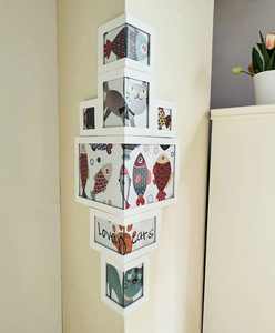 Environmental Protection Vintage Corner Background Wall Mural Solid Wood Corner Photo Frame Set - Product Image 3