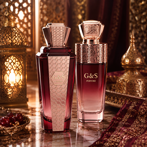 G&S Nouveau Design Flacon de Parfum de Luxe Personnalisé Vide Carré 30ml 50ml 100ml Bouteilles de Parfum en Verre <span class=keywords><strong>Irrégulier</strong></span> Vides - Product Image 1