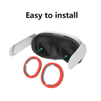 Bingkai Lensa VR Grosir untuk Meta Quest3, Bingkai Kacamata Magnetik VR untuk Lensa Meta Quest3, Suku Cadang Kacamata Headset