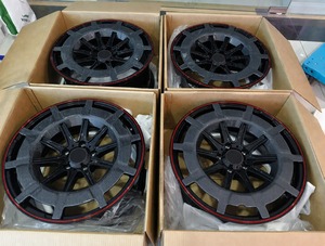 Jantes en fibre de carbone forgées de 22 pouces, 10 000 tonnes, adaptées aux Mercedes-Benz <span class=keywords><strong>G900</strong></span> G63 G65 G500 <span class=keywords><strong>Brabus</strong></span> - Product Image 2