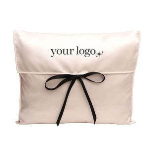 Custom Production Satin <b>Hair</b> <b>Topper</b> Protector Pouch Silky Wiglet Keeper Bag <b>Hair</b> System Preservation - Product Image 3