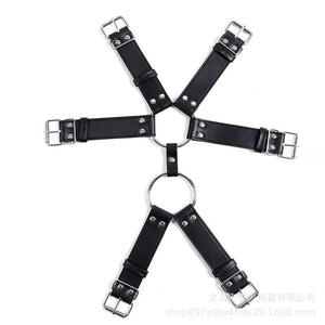 Ropa y accesorios para hombre, cinturón con tachuelas, cinturón para la cintura, moderno y versátil, cinturón punk con estilo, correa de cuero para el hombro - Product Image 1