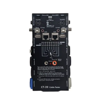 RQSONIC CT-20 réseau audio Rj45 et testeur de câble de ligne USB avec couleur noire