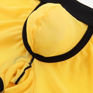 Calzoncillos Bóxer de Malla de Nailon Transpirable y Sexy para <span class=keywords><strong>Hombre</strong></span>, de Tiro Bajo, Frescos y Agradables al Tacto, Gran Venta en <span class=keywords><strong>AliExpress</strong></span> - Product Image 4