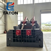 Offre Spéciale TANTONG 44kW Presse à balles hydraulique entièrement automatique pour le recyclage de coques de voitures, canettes, acier inoxydable et alliage d'aluminium