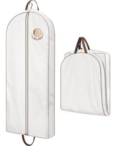 Sac à <span class=keywords><strong>vêtements</strong></span> en coton pour femmes avec fermetures à glissière pour robes longues stockage de <span class=keywords><strong>vêtements</strong></span> suspendus de luxe couverture de robe pliable respirante - Product Image 6