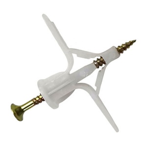 พุกพลาสติกแบบต่างๆ พร้อมสกรูสำหรับยึดผนังยิปซัม - Product Image 2