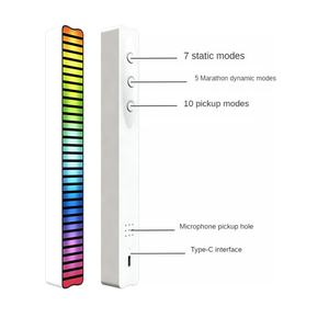 Luz LED para Camioneta, RGB, Control por Sonido, Metálica, Control por Aplicación, Reconocimiento de Ritmo, Luz RGB con Audio, LED RGBIC, Lámpara de Ritmo Musical para Auto - Product Image 6