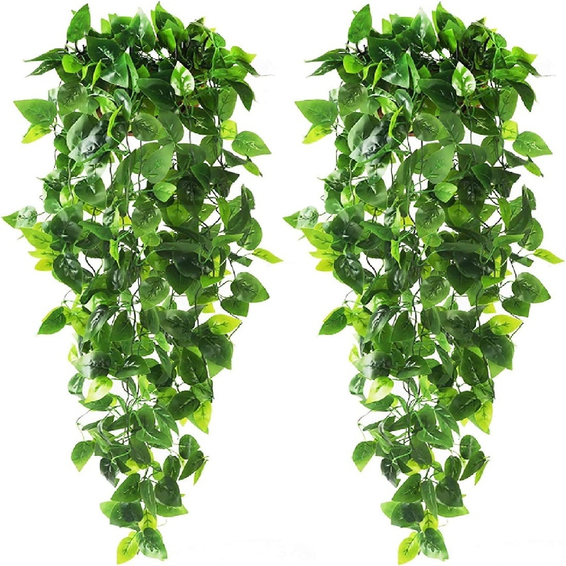 Оптовая продажа, небольшой настенный цветок Pothos, искусственный паук из ротанга, искусственное растение для домашнего декора