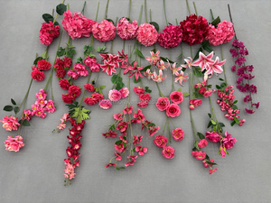 BL-WAF04 2026 Fiori Artificiali Realistici di Alta Qualità Fatti a Mano per Decorazioni da Tavolo, Casa, Matrimonio, Serie Colore Arancione - Product Image 5