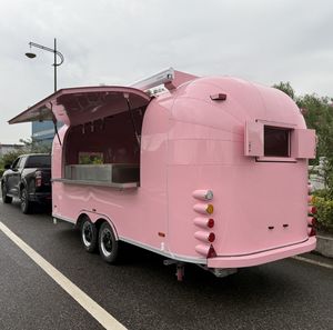 Remolque de comida para exteriores de acero inoxidable cerrado, carrito de perritos calientes, camión de restaurante, remolque de hielo al por menor, tienda de comida para <span class=keywords><strong>Pizza</strong></span>, Hotel y café - Product Image 3