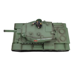 Henglong 3949-1 PRO 1/16 Char d'assaut militaire soviétique <span class=keywords><strong>KV</strong></span>-2 RC 2.4Ghz avec tir de billes, fumée et radiocommande - Product Image 5