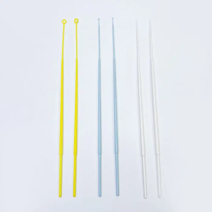 Boucle d'inoculation et aiguille en plastique stérile de haute qualité 221mm jetable 1ul 10ul pour support d'inoculation