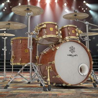 Hailun Yishujia Bubinga Burl Drum Sets High-quality Percussion Instrument Factory Direct Sales Factory Direct CHEAP