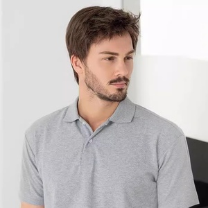 Perruque synthétique courte et volumineuse pour hommes européens et américains, en fibre haute température, sans dentelle, fabriquée à la machine, permable et colorable - Product Image 1